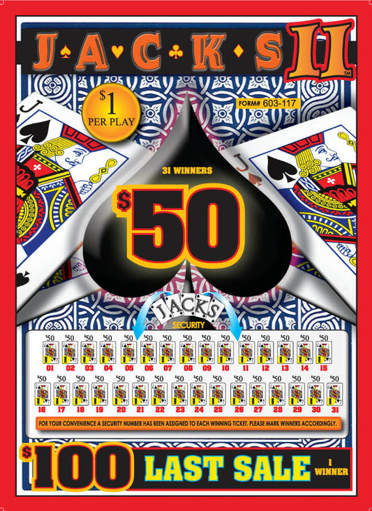 Jacks 2 Last Sale $100