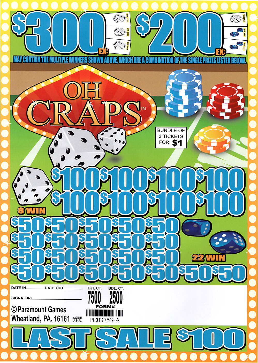 OH Craps