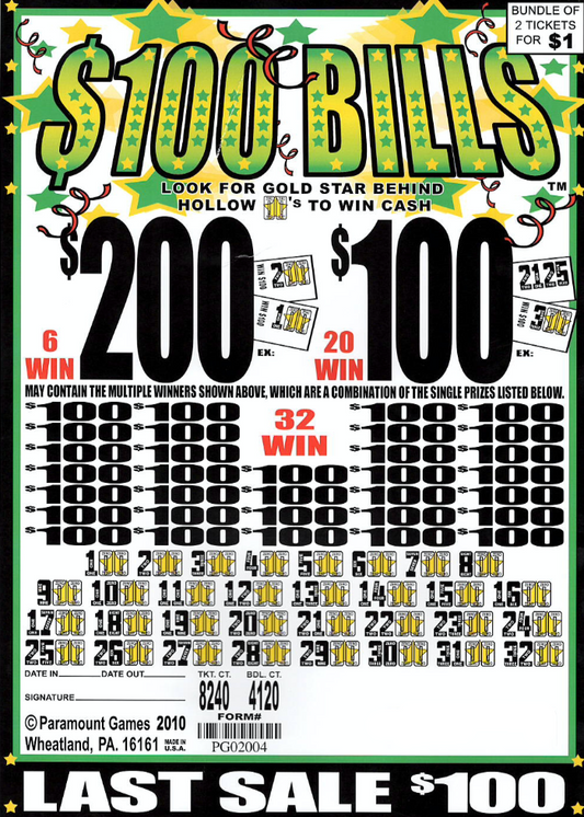$100 Bills