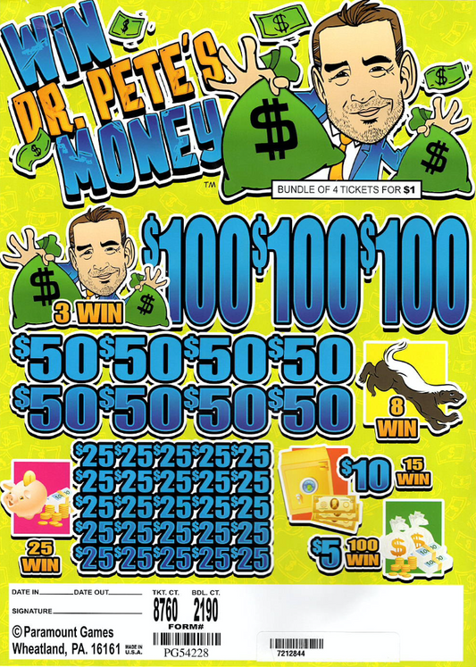 Win Dr. Pete's Money