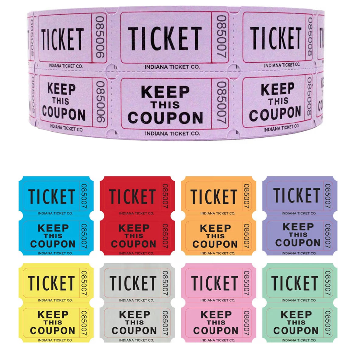 Double Roll Tickets