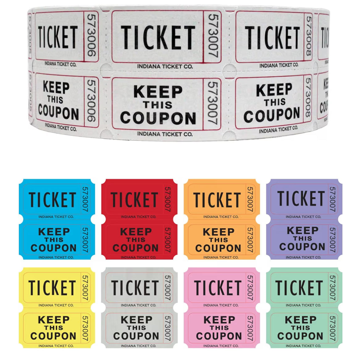 Double Roll Tickets