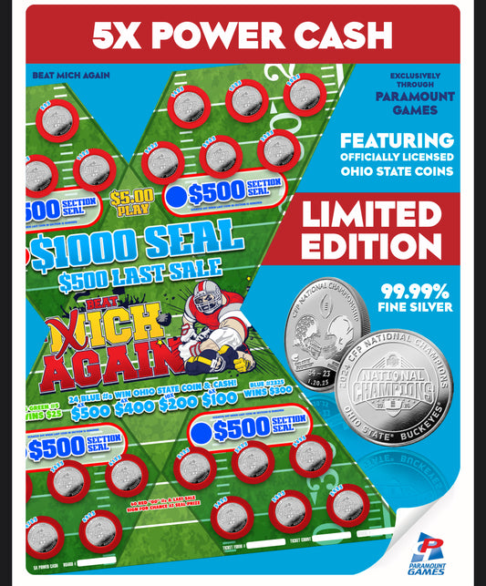 Ohio State $5 Coin Board