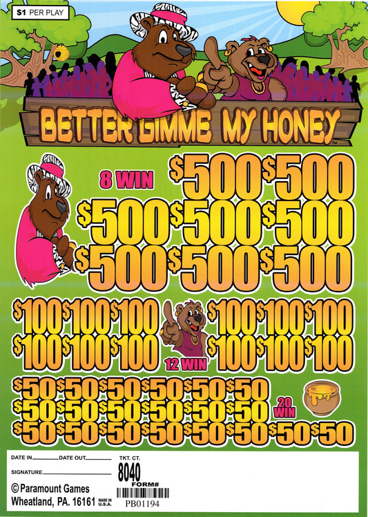 Better Give Me My Honey