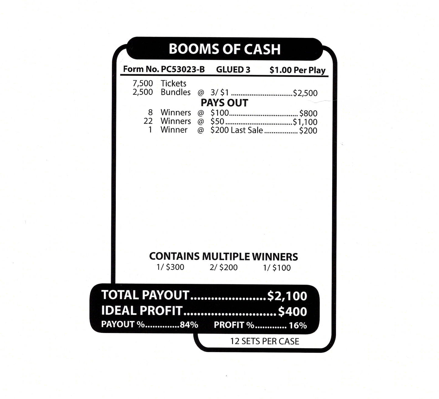 Booms of Cash