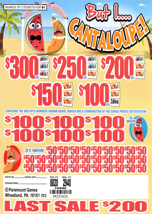 But I.... Cantaloupe!
