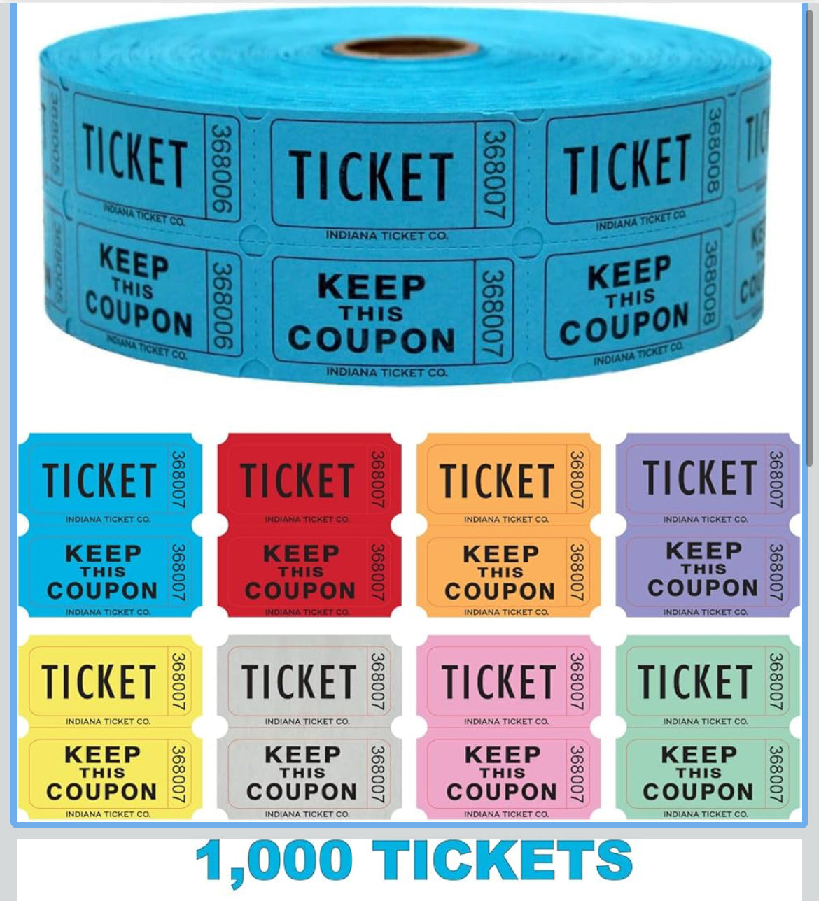 Double Roll Tickets