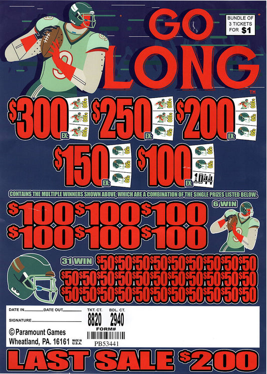 Go Long Last Sale $200