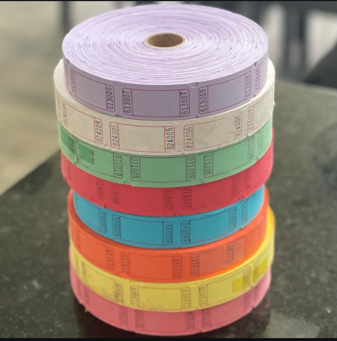 Single Roll Tickets