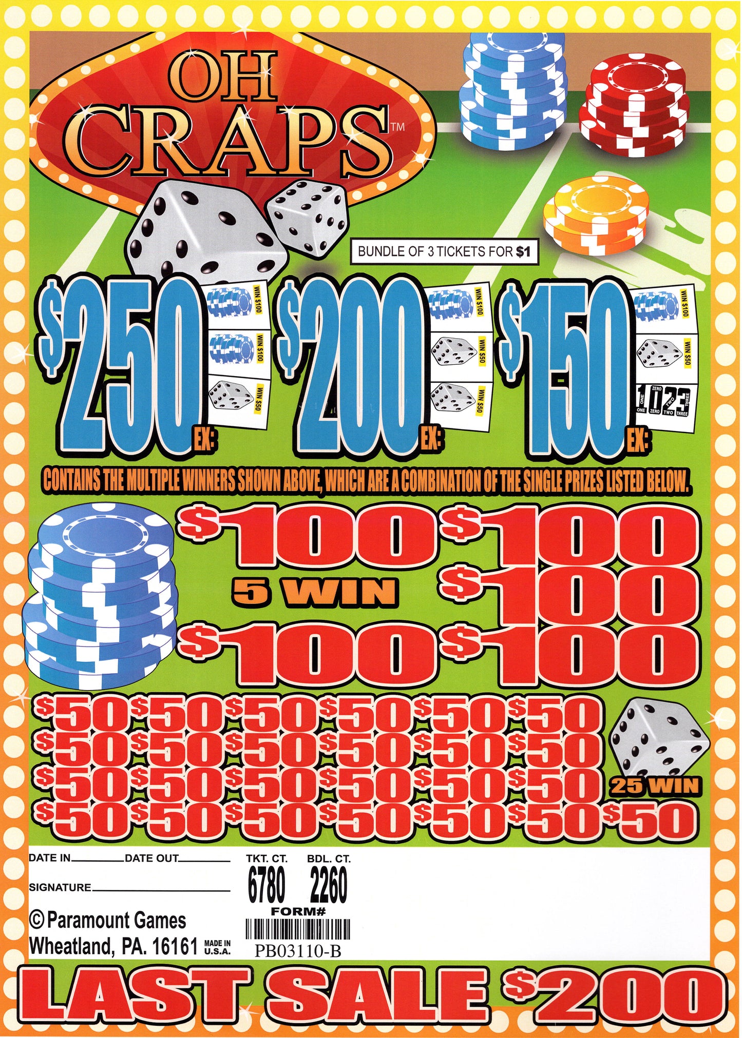 OH Craps!