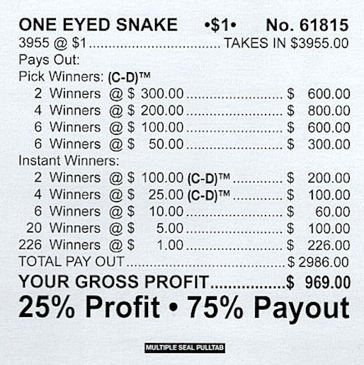 One Eyed Snake