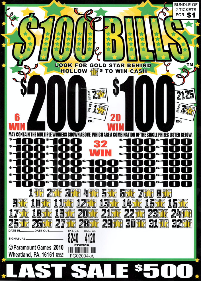 $100 Bills